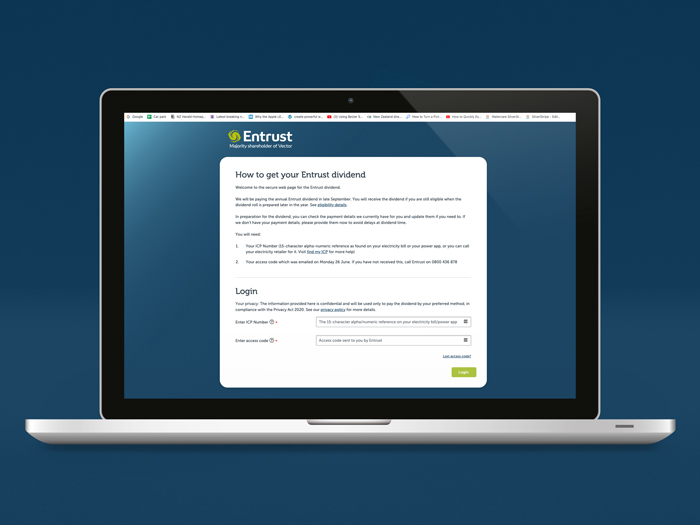 Update your payment details via our secure web page